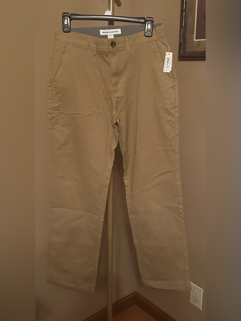 Amazon Essentials Men's Straight-Fit Chinos — Khaki